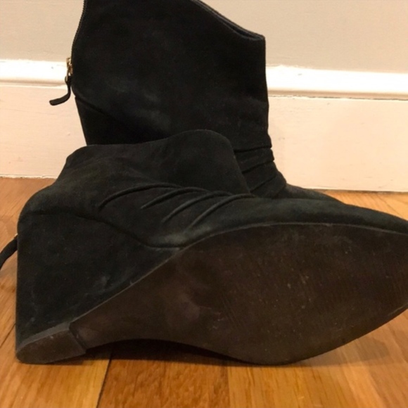 BCBG | size 9 suede wedge booties - Picture 2 of 7
